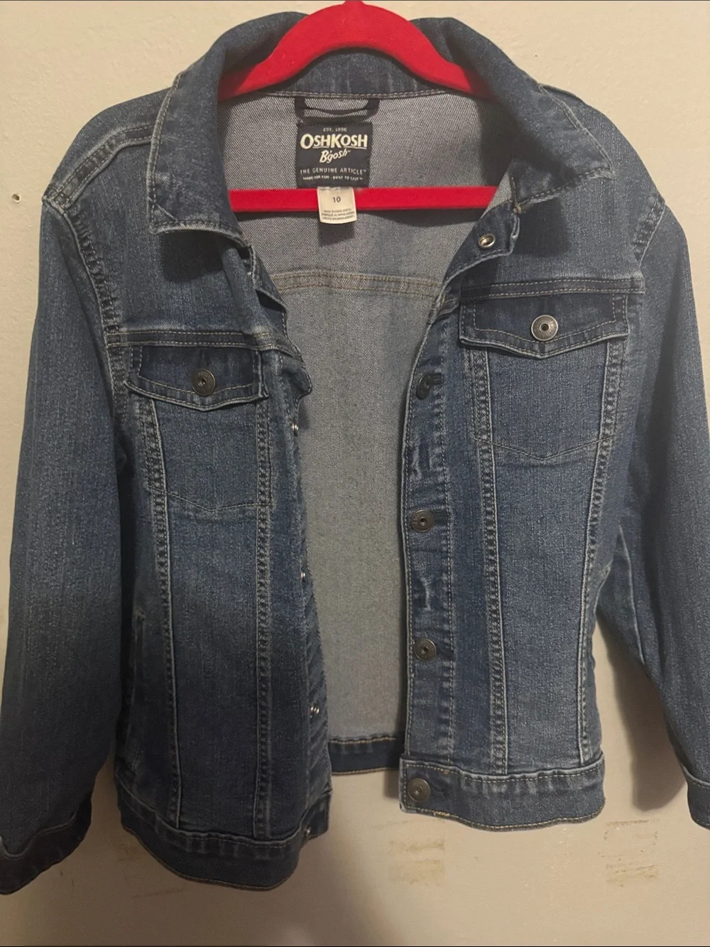 OshKosh B'gosh Light Blue Kids Denim Jacket